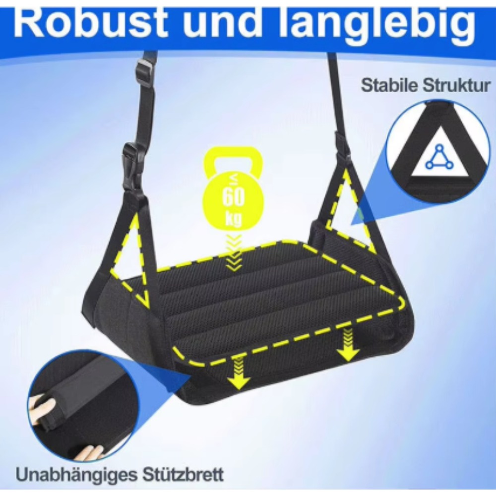 Under Desk Hammock - Ayarlanabilir Seyahat Ayak Hamağı ve Saklama