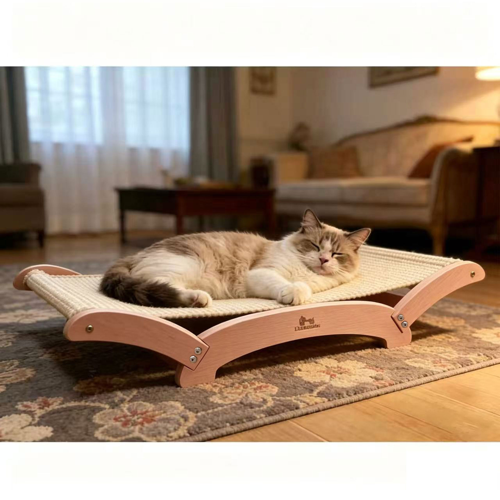 İç Mekan Kedileri İçin Sisal K - Under Desk Hammock incelemesi ve fiyatı